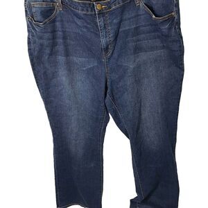 FASHION TO FIGURE WOMENS JEANS sz 26  50" WAIST 32" INSEAM Casual‎